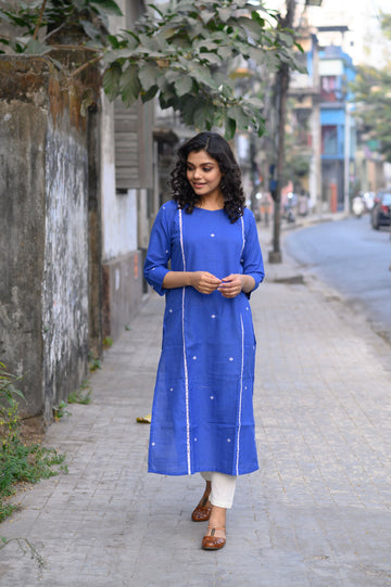 Royal Blue Nilakshi Kurti - NamegStore